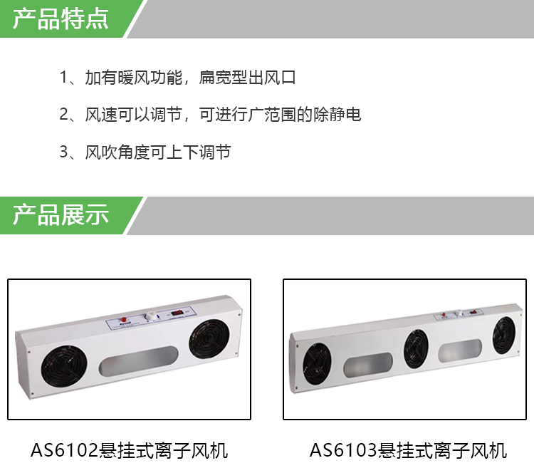 懸挂式離子風機(圖1)